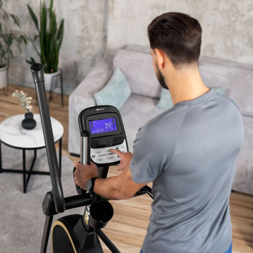 Орбитрек  Hop-Sport HS-250CF Jucon black-gold - фото №5